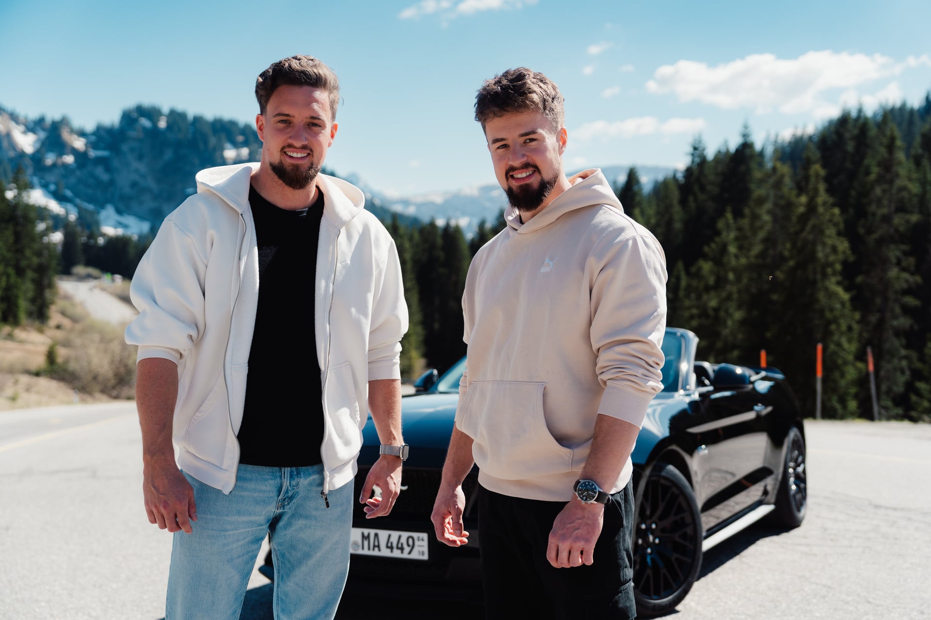 Ford Mustang GT mieten Allgäu – Bergstraße mit V8 Sound